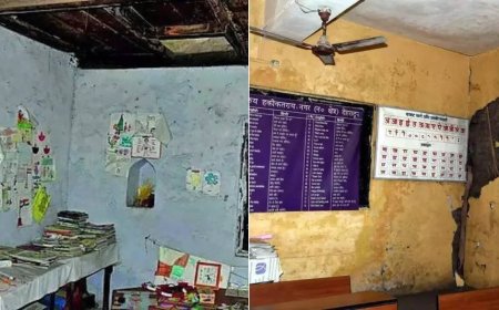 Disasters batter Uttarakhand, children forced to study in crumbling schools