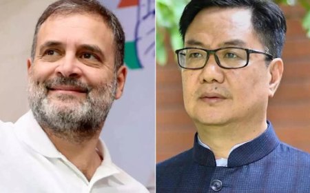 'When he speaks, his MPs get uncomfortable': Kiren Rijiju slams Rahul Gandhi; takes George Soros dig at Congress