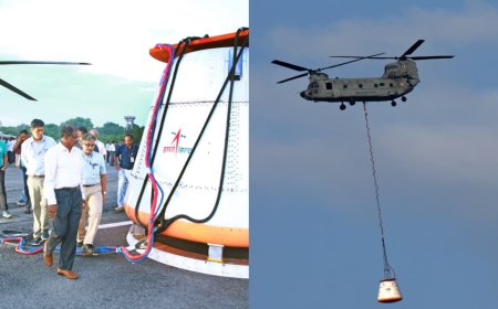 Gaganyaan: Isro completes key first integrated drop test
