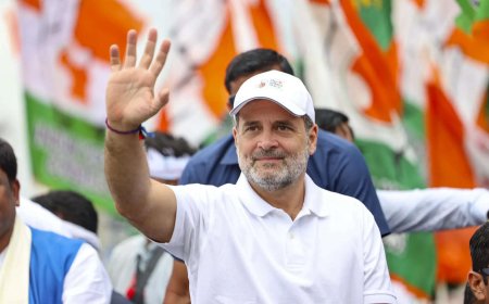 Rahul Gandhi hugged, kissed by unidentified man during Bihar yatra