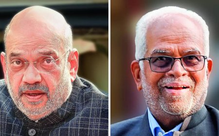 'Refrain from name-calling': Ex-SC judges hit out at Amit Shah’s remarks on oppn VP candidate B Sudarshan; warn of 'chilling effect'