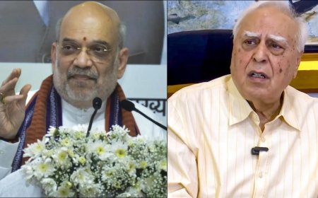 Bills on removal of 'tainted' netas: Kapil Sibal counters Amit Shah's 'morality pitch';  'Has any BJP minister been arrested?'