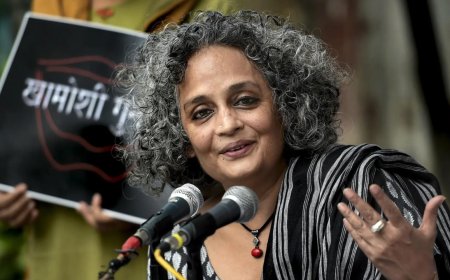 '99% of them are dodging taxes': Arundhati Roy targets 'great nationalists'; launches her memoir