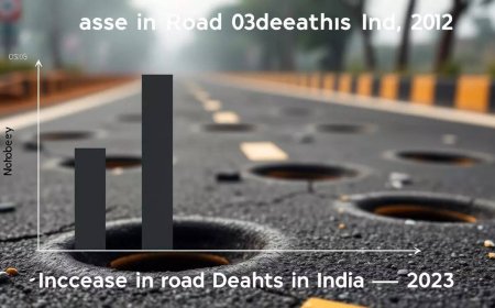 Potholes claimed 2161 lives in 2023, wrong side driving, 9432