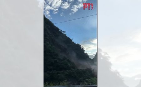 Himachal Pradesh: Landslide hits Chandigarh-Manali highway — Watch video