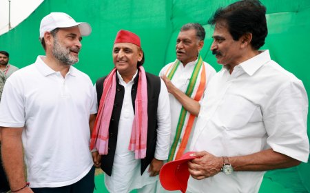 Last leg of 'Voter Adhikar Yatra': Akhilesh Yadav joins Rahul Gandhi, Tejashwi in Bihar- Watch