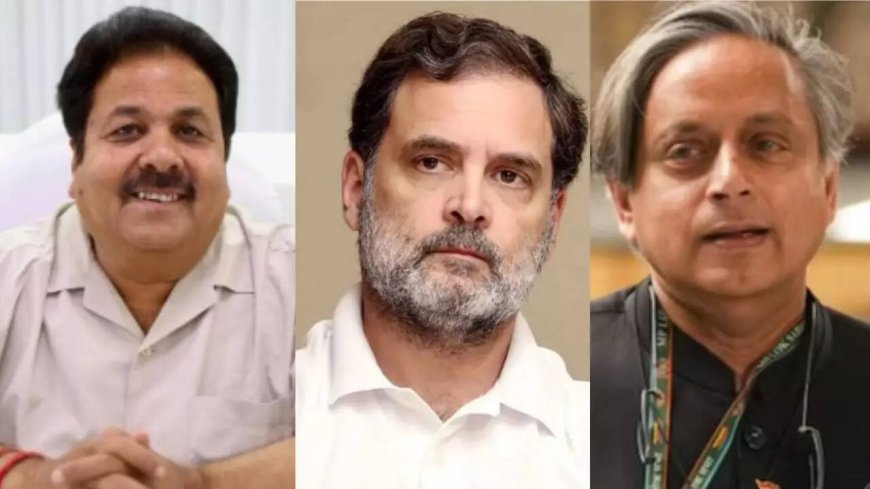 Rajeev Shukla, Shashi Tharoor contradict Rahul Gandhi's stance on economy