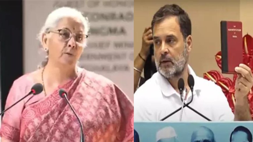 ‘If irresponsibility has a face’: Sitharaman slams Rahul over Arun Jaitley remarks; calls them ‘despicable’