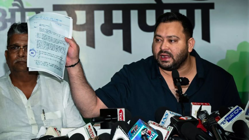 Tejashwi's twin voter ID row: EC issues notice to RJD leader, asks him to hand over EPIC card