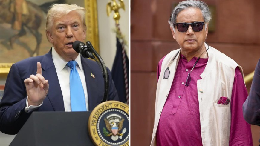 'It's definitely a blow': Shashi Tharoor reacts to Trump's 50% tariff on India; asserts it's not a 'good news'