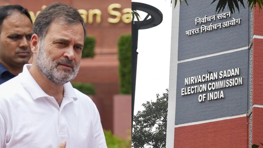 EC vs Rahul Gandhi: Submit declaration on 'vote chori' claim, poll body writes to Congress MP; asks for proof