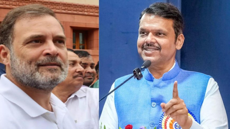 'Chip missing from his brain': Devendra Fadnavis slams Rahul Gandhi; dismisses LoP's 'vote theft' charge against Election Commission
