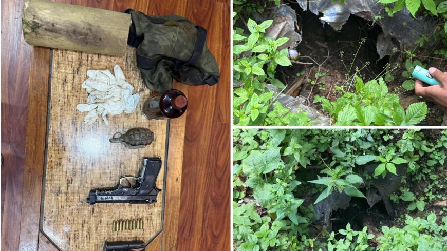 J&K: Terrorist hideout busted in Baramulla; cache of arms and ammunition seized