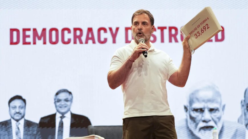 'Took oath inside parliament': Rahul Gandhi responds to EC’s 'sign affidavit' dare; demands full e-voter data