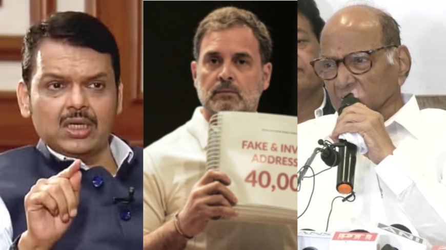 Rahul Gandhi’s ‘vote theft’ charge: Sharad Pawar claims offer of 160 ‘guaranteed’ seats before Maharashtra polls; Fadnavis questions timing