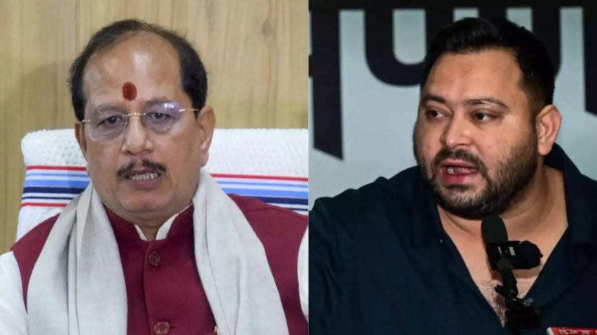 SIR row: Tejashwi Yadav claims Bihar deputy CM Vijay Sinha has 2 EPIC numbers; his 'jungle raj prince' retort