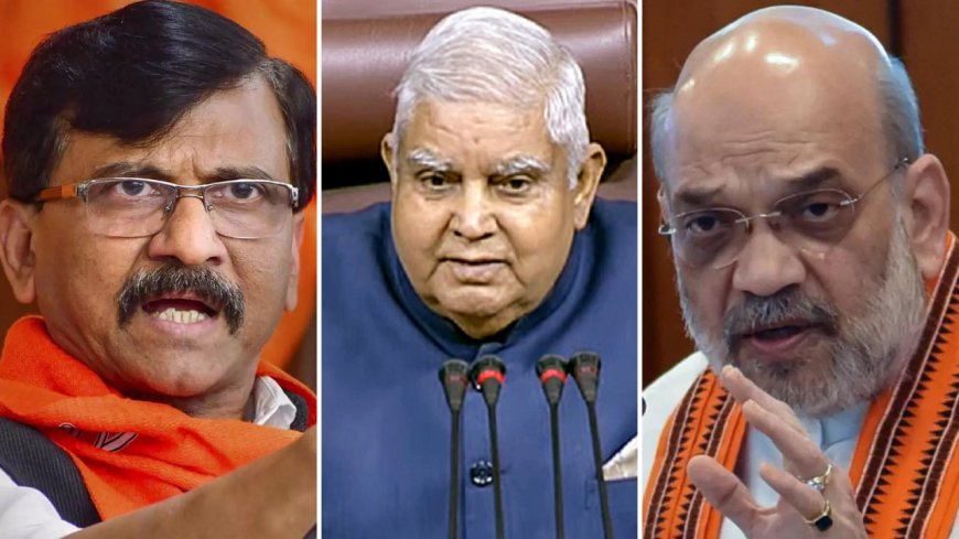 Where is Jagdeep Dhankhar? Sanjay Raut writes to Amit Shah; asks 'what happened to VP?'