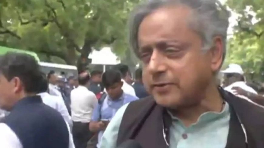 'We want answers, not attacks': Shashi Tharoor backs Rahul Gandhi's 'vote theft' claims; joins INDIA bloc protest