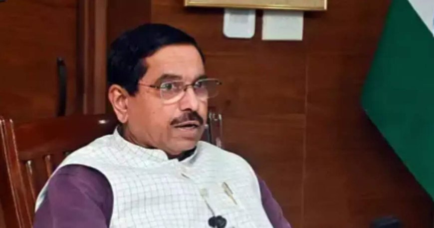 Not vote, but 'attention chori': BJP's Prahlad Joshi