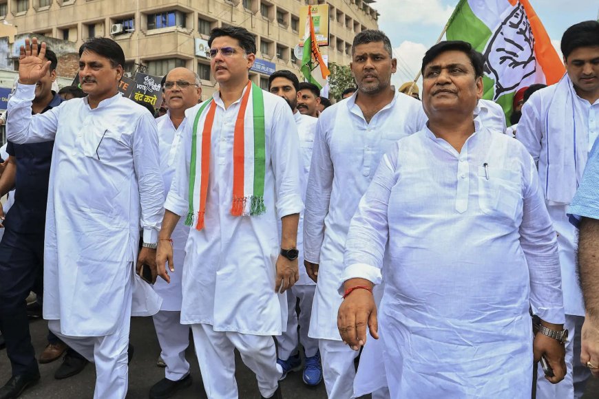 Sachin Pilot alleges BJP shielding EC over 'voter fraud'