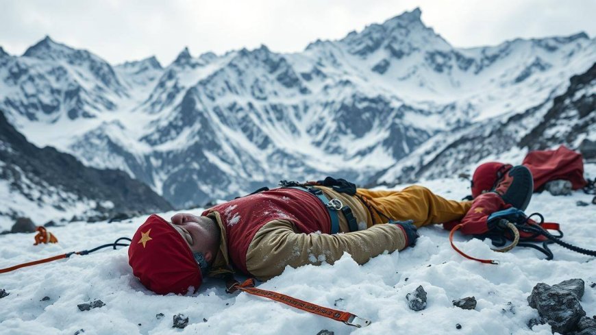Chinese man dies on K2 descent: Climber hit by falling rocks; had joined 29 others at summit a day ago
