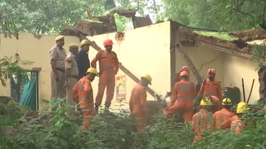 Nizamuddin roof collapse: Room caves in near Humayun’s Tomb, 11 rescued