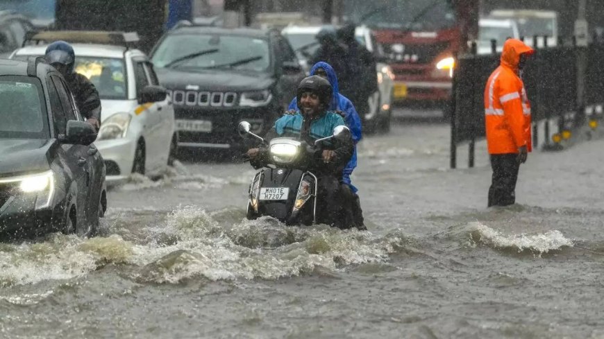 Mumbai rains: Heavy showers flood roads, railway tracks; bring city to standstill - video