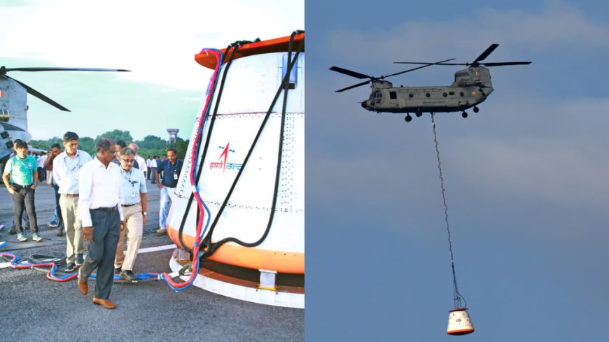 Gaganyaan: Isro completes key first integrated drop test