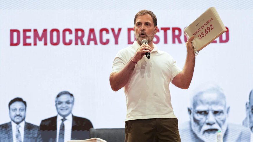 EC's deadline ends, no affidavit from Rahul on 'vote chori'