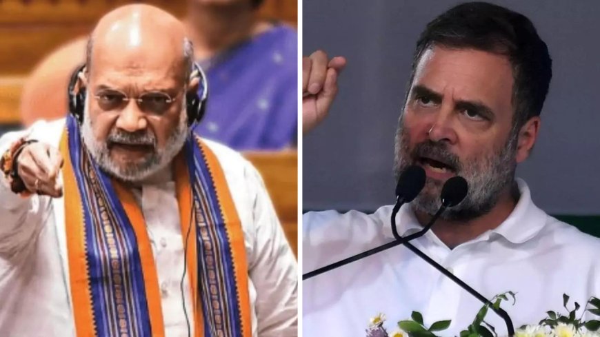 'When Manmohan Singh was PM ...': Amit Shah questions Rahul Gandhi's 'moral stand' on Constitution Amendment Bill; calls out 'double standards'
