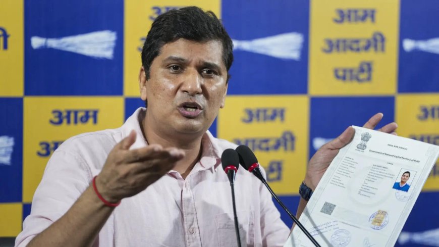 AAP's Saurabh Bharadwaj slams ED, alleges L-G conspired to frame him