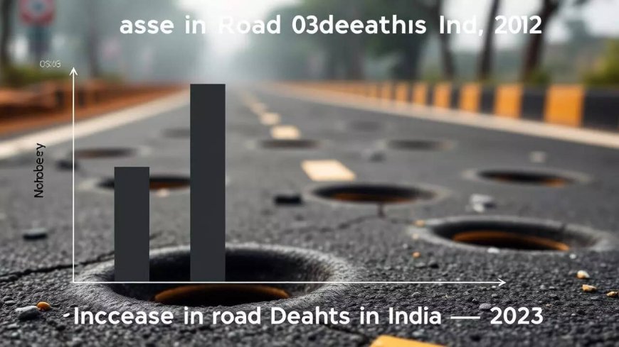 Potholes claimed 2161 lives in 2023, wrong side driving, 9432