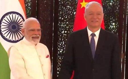 PM Modi meets China Prez's right-hand man Cai Qi during SCO summit
