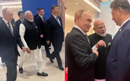 'Always a delight': Russia-India-China troika on display; PM Modi, Putin, Xi share warm moments at SCO Summit