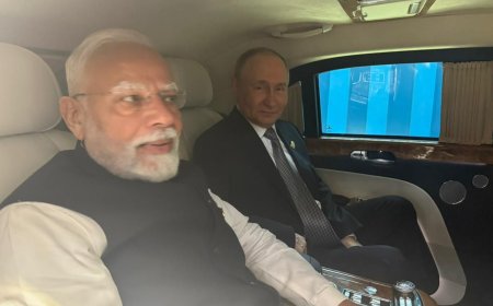 'Conversations with him are always insightful': PM Modi, Putin travel in same car; bilateral talks next