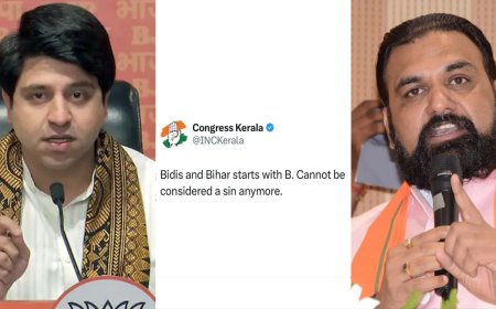 'Bidi-Bihar' row: Deleted Congress post on GST sparks backlash; BJP hits back with 'C for corruption'