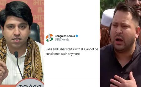 'Bidi-Bihar' row: Deleted Cong post on GST sparks backlash; RJD distances itself, BJP hits back