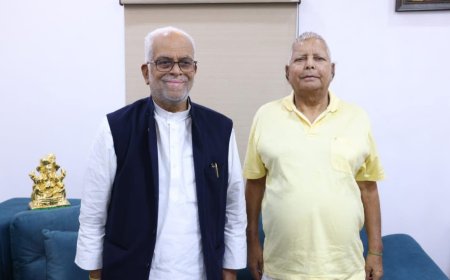 'What kind of Retired SC Judge are you?': BJP attacks INDIA bloc's VP pick over meeting Lalu; shares picture