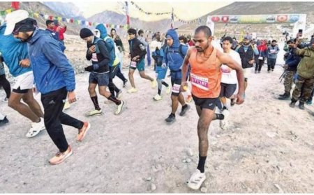 Delhi labourer is marathon champ