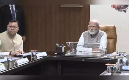 PM Modi reviews flood situation in Uttarakhand; holds meeting with governor, CM Dhami