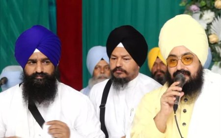 Akal Takht's Gargajj shares stage with Dhadrianwala first time after lifting ban on latter for 'misinterpreting Gurbani'