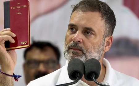 BJP slams Rahul over VP swearing-in absence