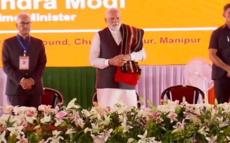 Modi in Manipur: PM pays first visit to violence-torn state; inaugurates developmental projects worth Rs 7,300 crore