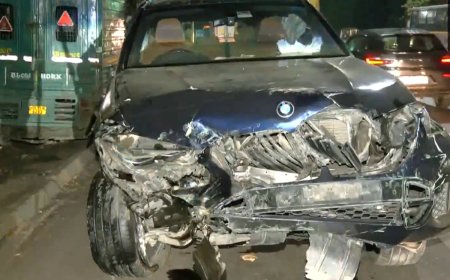 Road crash: BMW rams motorcycle near Delhi Cantt; finance ministry official dead, wife injured