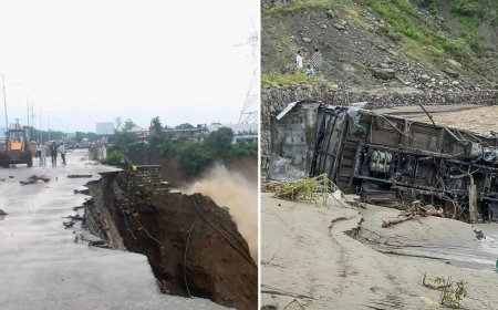 Roads blocked, vehicles swept away: Cloudburst in Himachal, Uttarakhand; heavy rains trigger floods, landslides