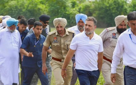 'Throwing tantrums': BJP shares video of Rahul Gandhi’s spat with cop in flood-hit Punjab; calls it 'drama'