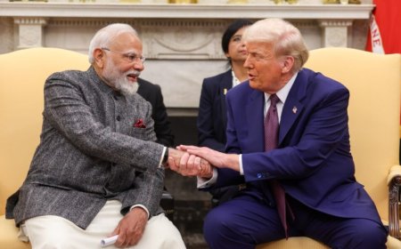 US Prez dials PM: Modi thanks 'friend' Trump for b'day wishes; assures 'new height' in India-US ties