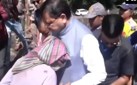 Uttarakhand CM Dhami meets Chamoli cloudburst victims, assures full support