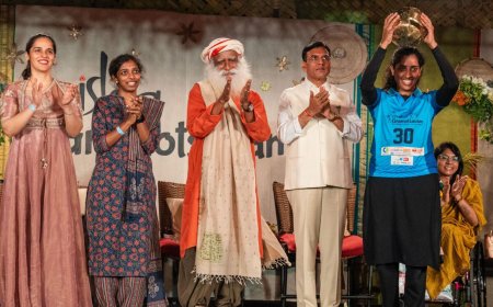 Isha Gramotsavam grand finale: India’s largest rural sports festival concludes; Sadhuguru, Saina Nehwal lead celebrations