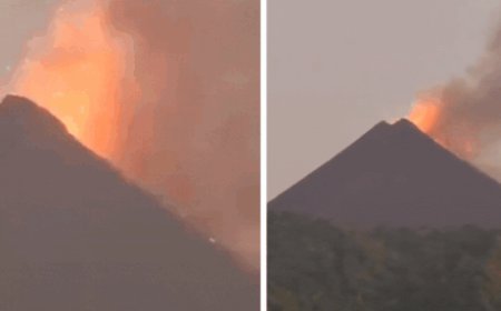 Watch: India's only active volcano stirs again; 'Barren Island' saw mild eruptions twice last week